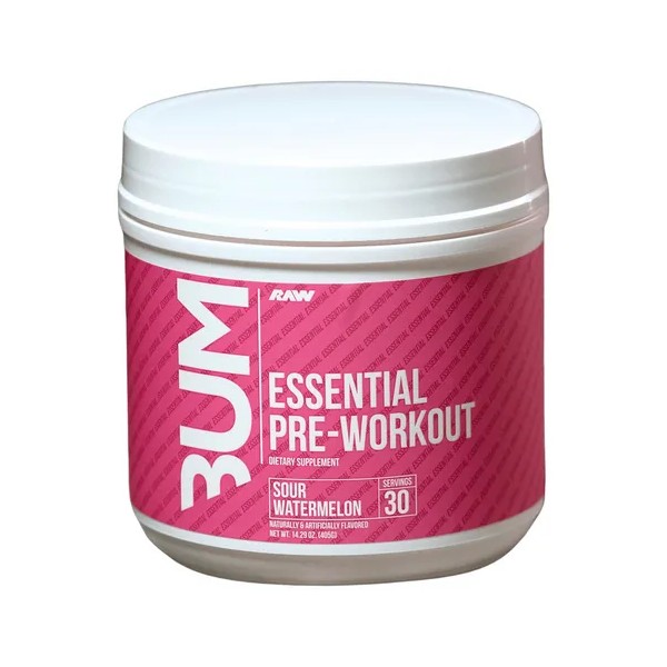 Pre Entreno Cbum Essential Pwo Raw Nutrition 30 Servicios Sabor