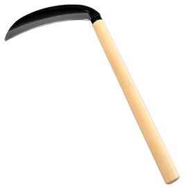 KAKURI Grass Sickle Garden Tool 7.6", Japanese Style Kama Weeding Sickle, Carbon Steel Blade