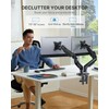 HUANUO Dual Monitor Stand - Full Adjustable Monitor Desk Mount
