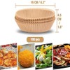 Pack of 100 Baking Paper Airfryer, Non-Stick Disposable Air Fryers,