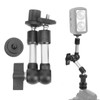 7in Adjustable Universal Arm Base Holder Stand 1/4in Screw for
