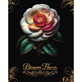 Blossom Haven "A Floral Coloring Adventure": Anxiety Relief Activity Book with High Quality Illustartions of Multiple Beautiful Flowers from Around the World