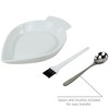 EIKS Ceramic Grater Plate for Grinding Wasabi Ginger Garlic Cheese