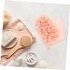 Gatuida 2pcs Double Sided Loofah Sponge Exfoliating Mitt Shower Scrubber