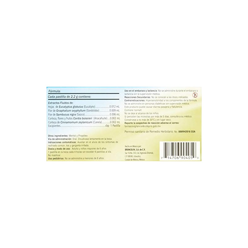 Broncolin Broncolin Cmelo Light Euc 35g, Pack of 1