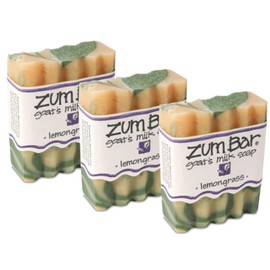 Zum Bar Goat's Milk Soap - Lemongrass - 3 oz (3 Pack)