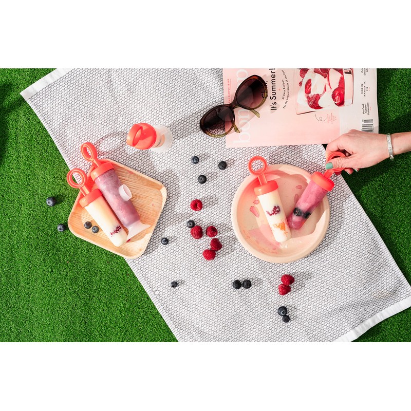 CUISIPRO Ice Moulds Set of 6 Square | Coral |
