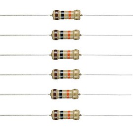 BOJACK 10K Ohm Resistors 1/2 W ±5% Carbon Film Single Resistor (Pack of 200)