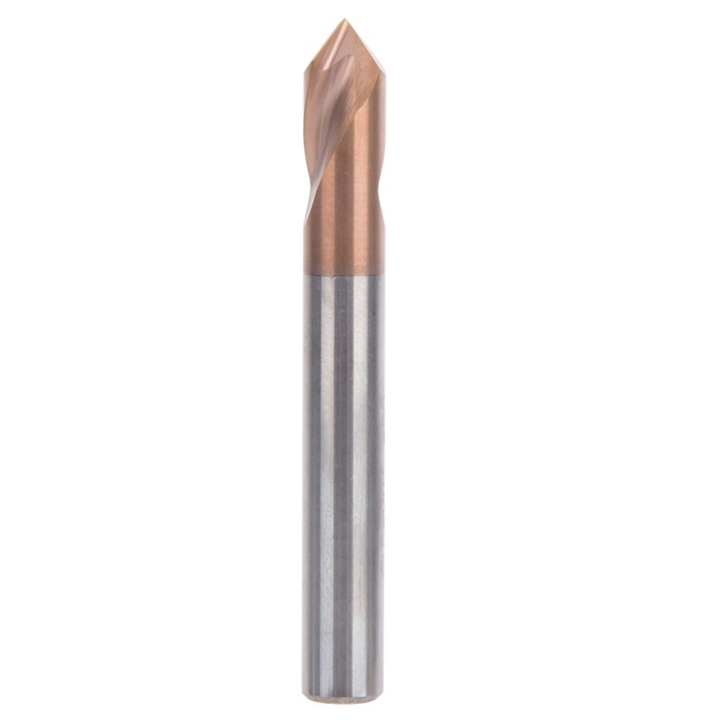 Spotting Drill Titanium Silicon Coating 55HRC Hardness for Milling Machine