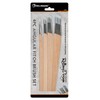 ROLLINGDOG 4PC Cutting In Brush Set Angular Fitch - For
