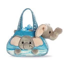 Aurora, 32839, Fancy Pal, Peek-a-Boo Elephant, 8In, Soft Toy, Grey, Blue