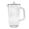 TarHong Bubble Pitcher with Lid, Clear, 100 oz., Premium Plastic