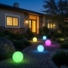 Mr.Go 14-inch LED Ball Light, Cordless Rechargeable Globe Lamp w/Remote,