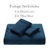 Chanasya Premium Velour Velvet Duvet Cover Set - Duvet Cover