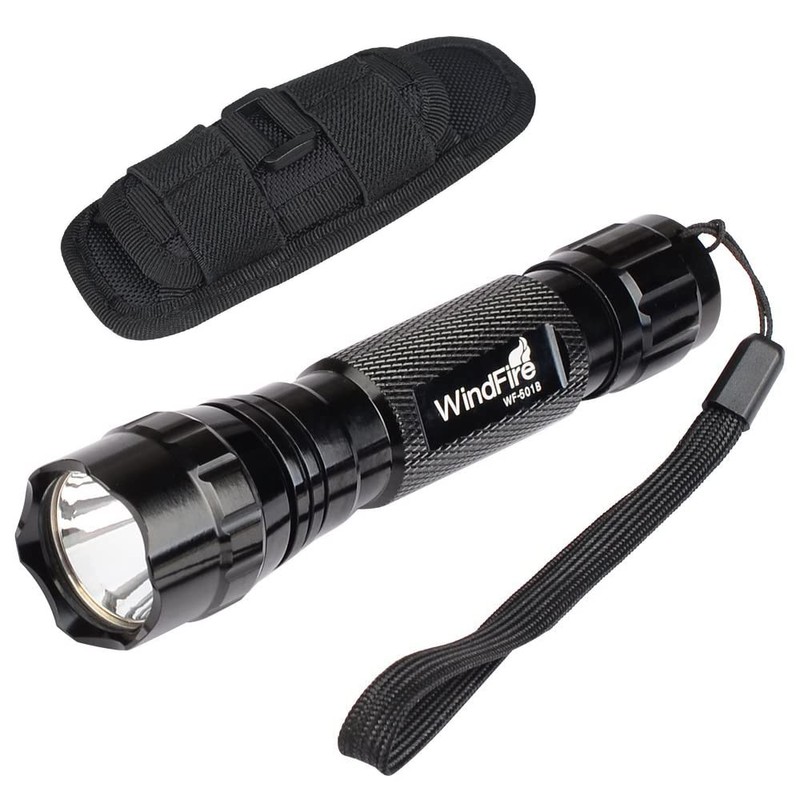 WINDFIRE WF-501B Flashlights 1200 Lumens Tactical LED Flashlight 1 Mode