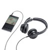 Sanwa Supply MM-BTSH62BK Bluetooth Headset (Binaural Type, Unidirectional) Black Free