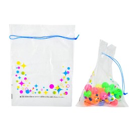 Yamagishi Goldfish Bag for Take-Out, Twinkle, Medium, Approx. 5.5 x 7.1 inches (140 x 180 mm), Pack of 100, Handbag, Festivals, Summer Festivals, Takeaway, Super Ball, Fireworks Display