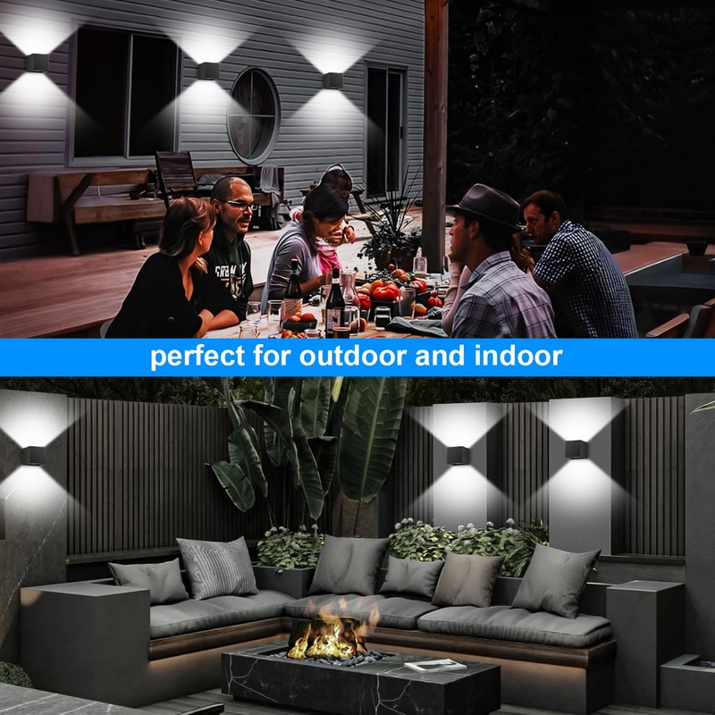 ledmo LED Up and Down Outdoor Wall Lights 20W Anti-Rust