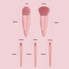 Juego De Brochas De Maquillaje De Tamaño De Viaje 5