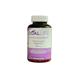 Magnesium Komplex 180 Tabletten - Magnesiumcitrat, Magnesium Bisglycinat & Magnesium Malat - Mit Vitamin B6 & D3 - Vegan & Hochdosiert