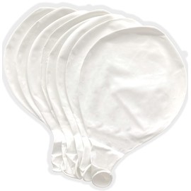 FAMULIA White Balloons, Giant Balloons, Large, 35.4 inches (90 cm), Set of 8, Wedding, White, 35.4 inches (90 cm)