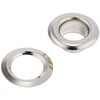 TRUSCO (torasuko) Double Sided Grommets Brass Nickel Plated 7 mm 50 Pack