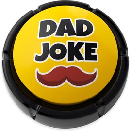 Ultimate Gift for Father's. Dad Joke Button with Tons of Funny Dad Jokes | Novelty Talking Button Present