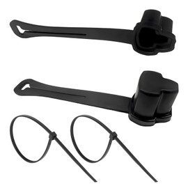 NYTKL 2PCS 3 Prong Plug Protector, Waterproof Electrical Plug Protector for Engine Block Heater Cords, Weatherproof Extension Cord End Cover Safety Caps for 120-Volt Plugs