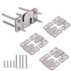 Furniture Flush Mount Bracket- Headboard Wall mount Hardware- Large Picture