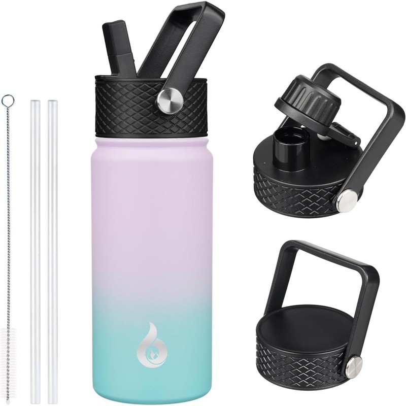 BJPKPK Botellas de Agua Aisladas de Acero Inoxidable 32 onz