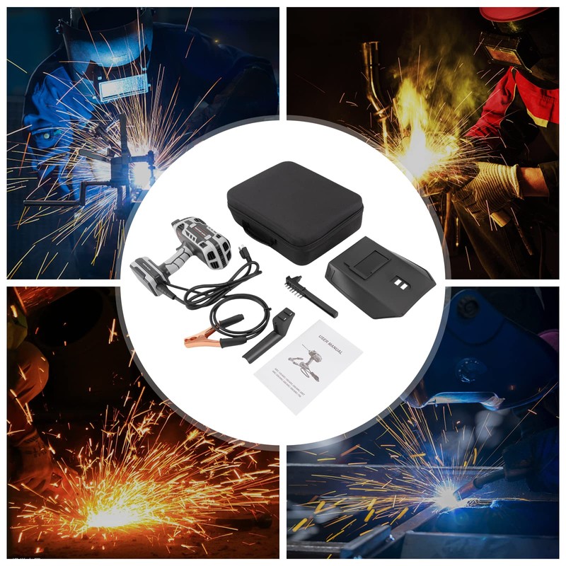 Cbhfmljd Electric Welder Hand Held Welding Machine Kit, 110V/4600W IGBT