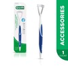 GUM - 760RB Dual Action Tongue Cleaner Brush and Scraper