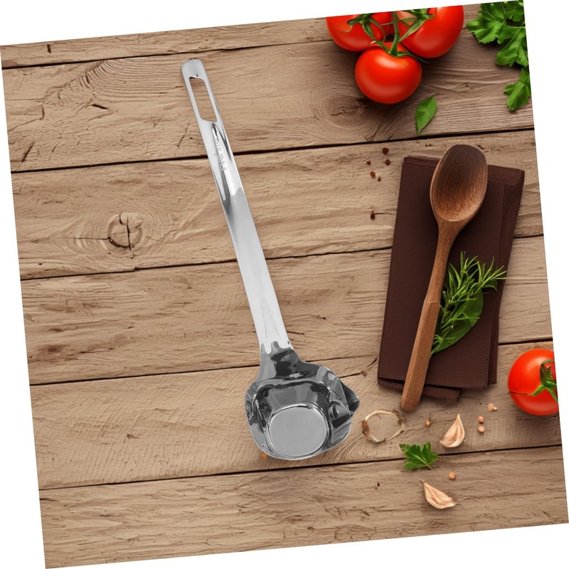 Gatuida Stainless Steel Fat Separator Ladle for Hot Soup Gravy