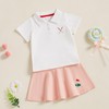 Toddler Baby Girl Golf Outfit Hole in One Active Polo