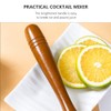 Wooden Cocktail Muddler Ice Crusher: Ice Hammer Mallet Bar Tool