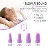 LYSIAN Ultra Soft Foam Earplugs Sleep - 38dB SNR Noise
