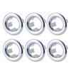 ARCORA 6 Pack Sink Overflow Ring, Bathroom Kitchen Sink Basin