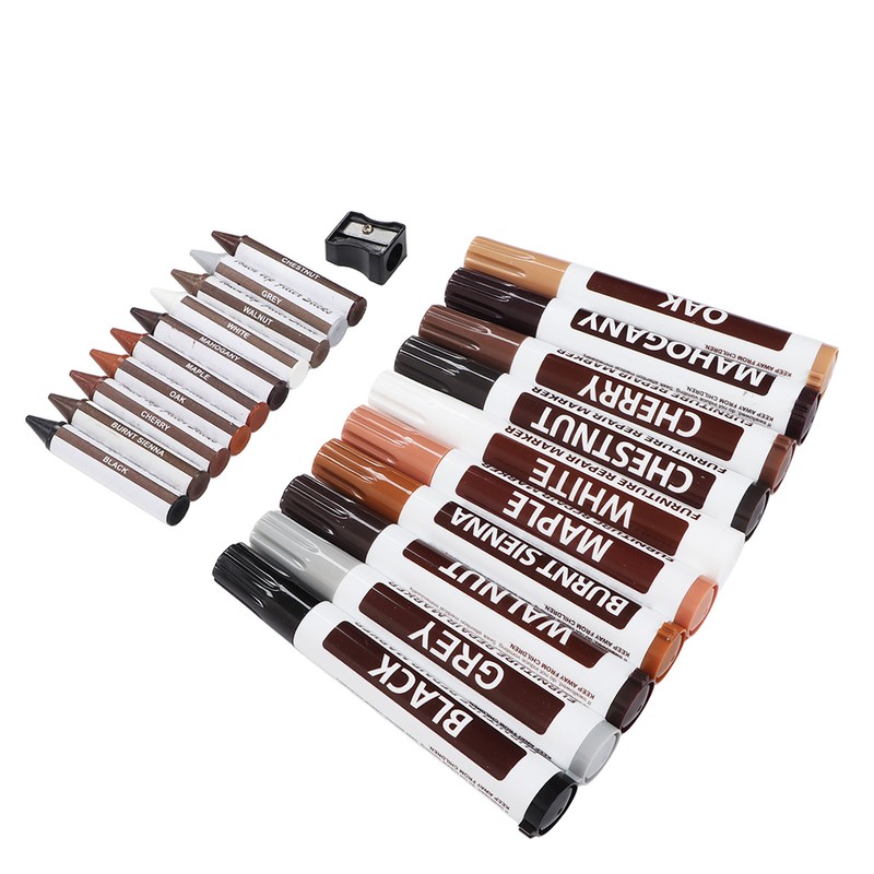 10Pcs Furniture Markers Waterproof Quick Dry Scrub Resistant Widely Used