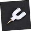 Operitacx Audio Konverter Kopfhörer Splitter U Form Headset Weizenadapter Audio