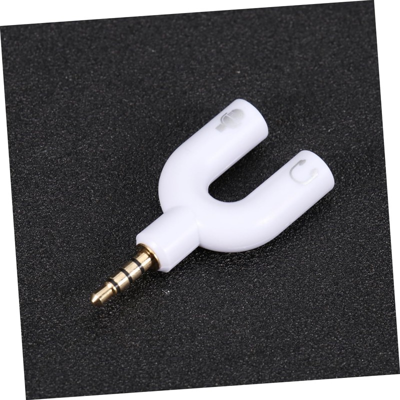 Operitacx Audio Konverter Kopfhörer Splitter U Form Headset Weizenadapter Audio