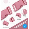 Sheriffdrink 5/8 Inch Paracord Bracelet Buckles 4 Pack, Light Pink