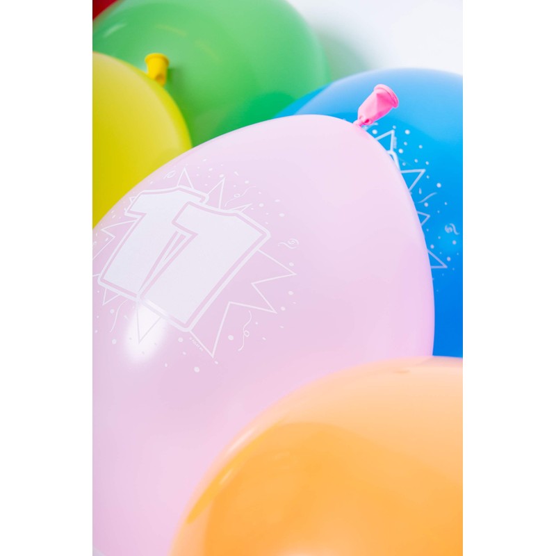 Folat 08275 75th Birthday Balloons 30cm - 8 pieces, Multi