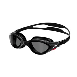 Speedo Unisex Adult Swim Goggle Biofuse 2.0 - Black/White/Smoke, One Size