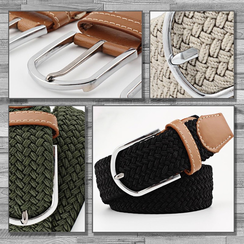 Rex Standard BL086 Rubber Belt, Mesh, Casual, Stylish, Business, Men's,