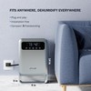 Frizzlife Dehumidifier, 135oz Water Tank, Quiet Small Dehumidifiers With Sleep