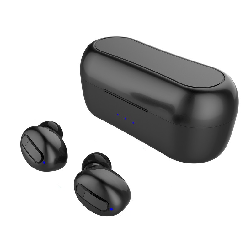 True Wireless Earphones Bluetooth 5.0 Headphones with Mic IPX5 Waterproof