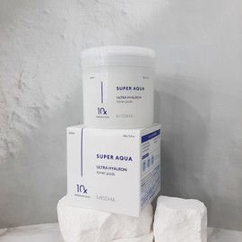 MISSHA Super Aqua Ultra Hyalon Toner Pad Original 90 Sheets Wipe Moisture Pad / MISSHA 미샤 수퍼 아쿠아 울트라 히알론 토너 패드 본품 90매 닦토 수분패드