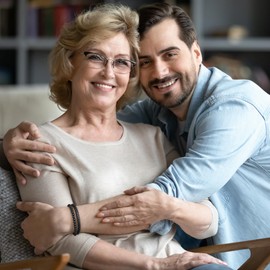 LUXEJEW Best Birthday Gifts for Son Adult, To My Son Bracelet Gifts from Mom Dad Black Leather Beaded Bracelets for Men