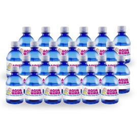 AQUAWAWA Nursery Water For Babies 24 Pack 8 oz Bottles Purified Vapor Distilled | Fresh Single Serve| Lightweight For Diaper Bag | BPA, Fluoride, Chemical and Mineral Free | Dr Recommended, Baby Safe, Clean, FRESH