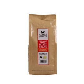 Source Climate Change Coffee Award Winning Organic Dark Roast Rwanda Single Origin Whole Coffee Beans Bag, 0.227kg